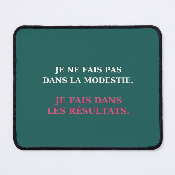 Item preview, I don't deal in modesty, I deal in results - Quote about confidence designed and sold by VYNCERA.