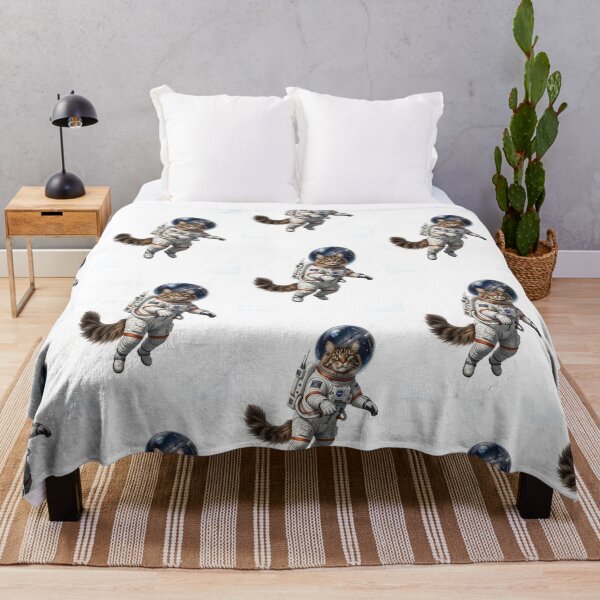 Item preview, Maine Coon Astronaut Space Cat - Galactic Kitty Adventure Lover Gift designed and sold by PictoVibe.