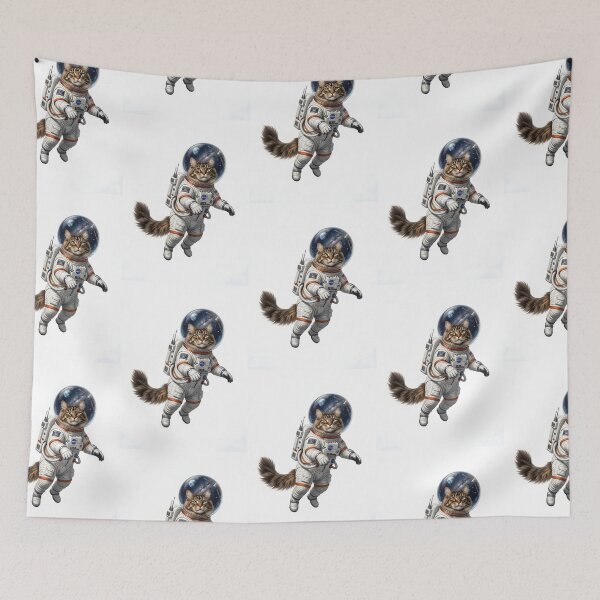 Item preview, Maine Coon Astronaut Space Cat - Galactic Kitty Adventure Lover Gift designed and sold by PictoVibe.