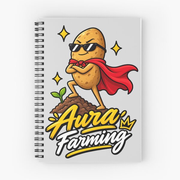Item preview, Aura Farming Funny Potato Superhero Meme Gamer Gen Z Humor designed and sold by RaulWeirdAndFun.