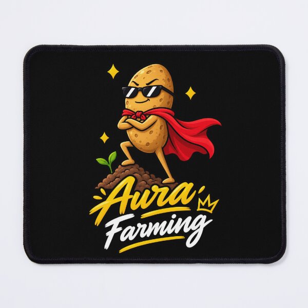 Item preview, Aura Farming Funny Potato Superhero Meme Gamer Gen Z Humor designed and sold by RaulWeirdAndFun.