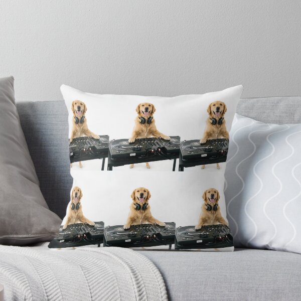 Item preview, Golden Retriever DJ Spin That Track - Party Dog Music Lover Gift designed and sold by PictoVibe.