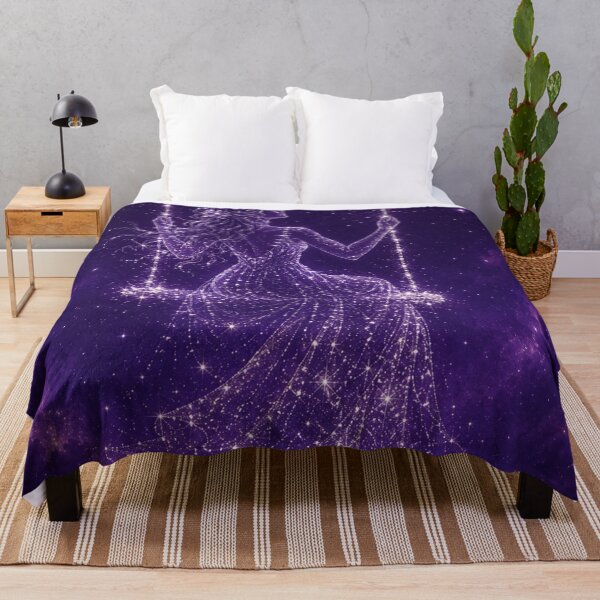 Item preview, Starlit Woman on Cosmic Swing designed and sold by aurelixagency.