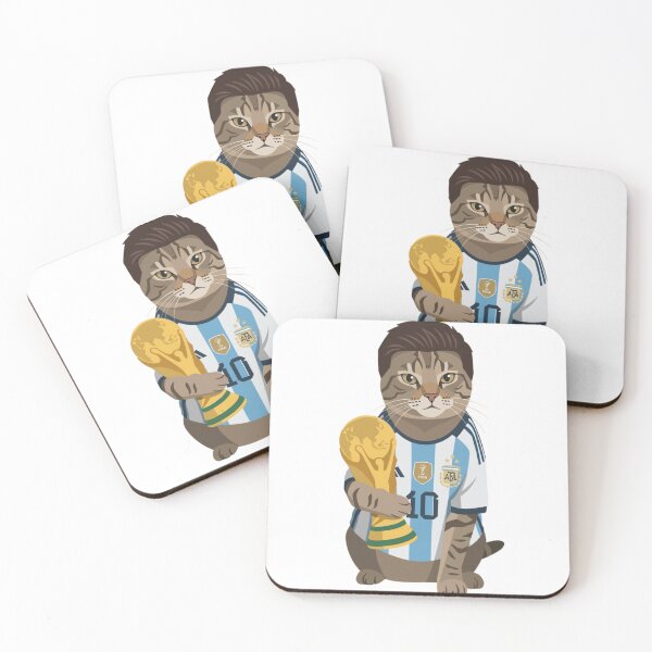 Item preview, Messi World Cup 2022 Winner Cat designed and sold by ByWillxx.