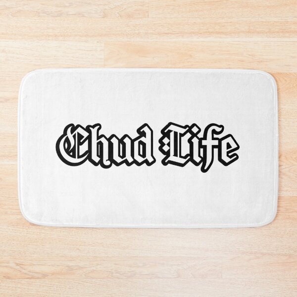 Item preview, Chud Life, Meme Outline Typography  designed and sold by Memes N Lore .