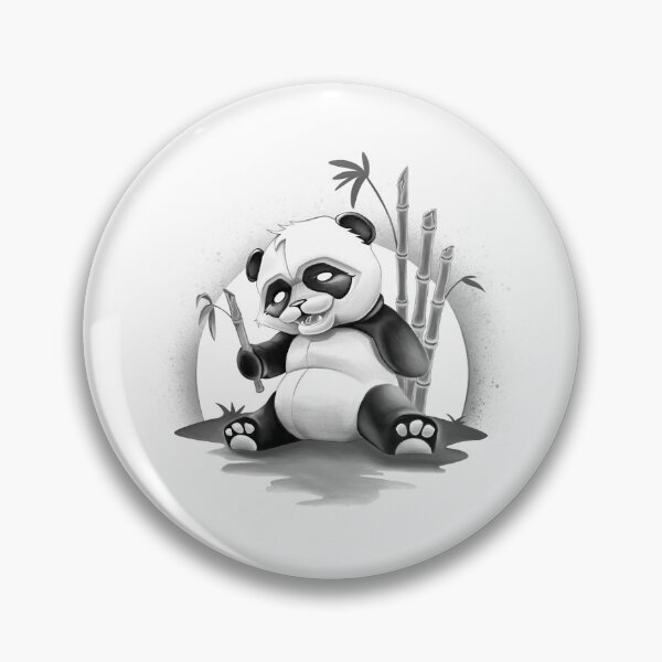 Item preview, Cute Panda Eating Bamboo At Sunset designed and sold by amidst-no-whale.