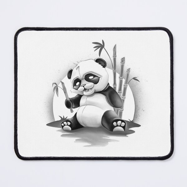 Item preview, Cute Panda Eating Bamboo At Sunset designed and sold by amidst-no-whale.