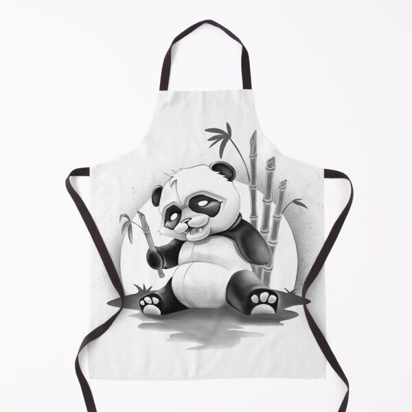 Item preview, Cute Panda Eating Bamboo At Sunset designed and sold by amidst-no-whale.