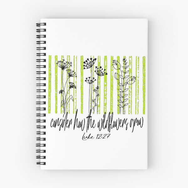 Item preview, Consider How the Wild Flowers Grow Art Design designed and sold by DivineHaven.