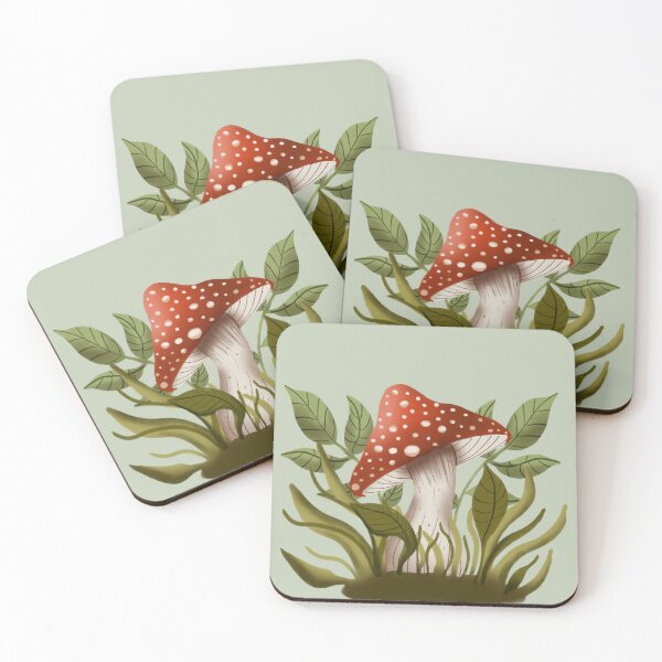 Item preview, Magic mushroom watercolor style designed and sold by tornasolhaze.