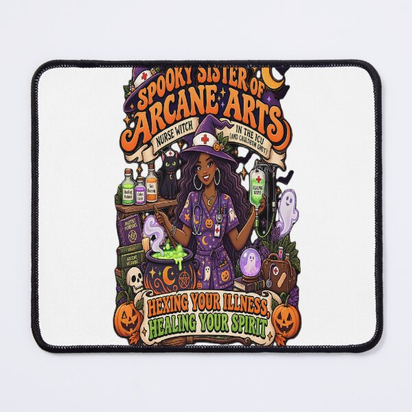 Item preview, Spooky Sister Of Arcane Arts Nurse | Witch In The ICU Halloween designed and sold by Mido-artister.
