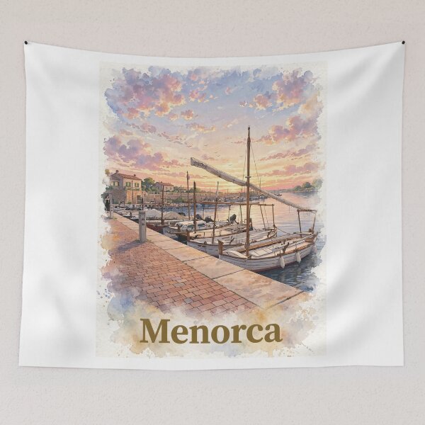 Item preview, fornells, menorca balearic islands spain  designed and sold by Sanaura.