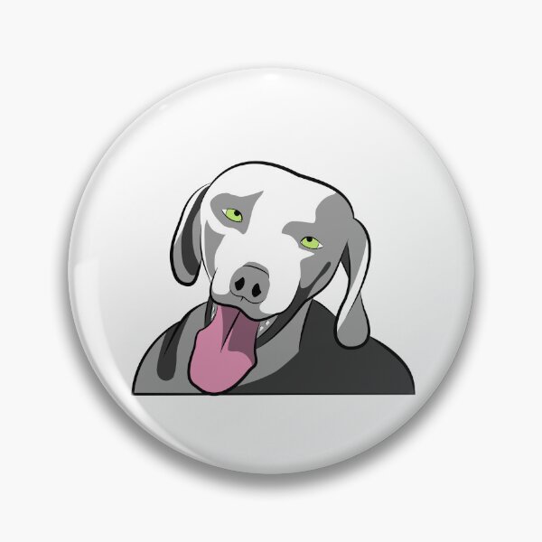 Item preview, Color illustration of a Weimaraner dog designed and sold by AngelTraz.