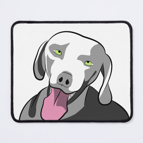 Item preview, Color illustration of a Weimaraner dog designed and sold by AngelTraz.