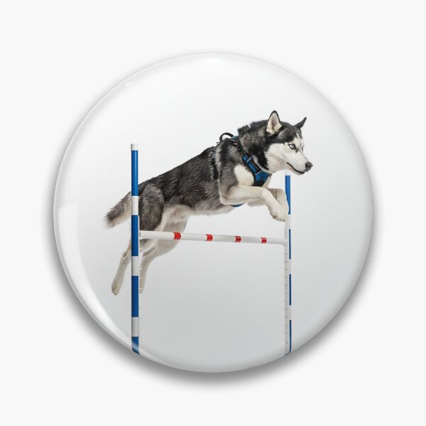 Item preview, Husky Agility Champion - Sporty Siberian Working Dog Lover Gift designed and sold by PictoVibe.
