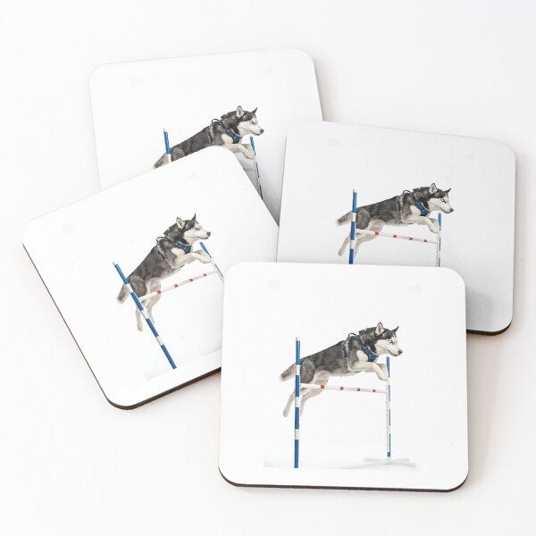 Item preview, Husky Agility Champion - Sporty Siberian Working Dog Lover Gift designed and sold by PictoVibe.