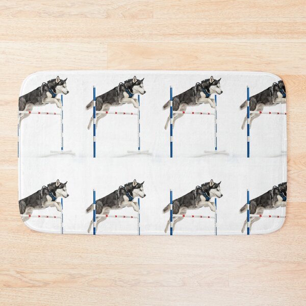 Item preview, Husky Agility Champion - Sporty Siberian Working Dog Lover Gift designed and sold by PictoVibe.