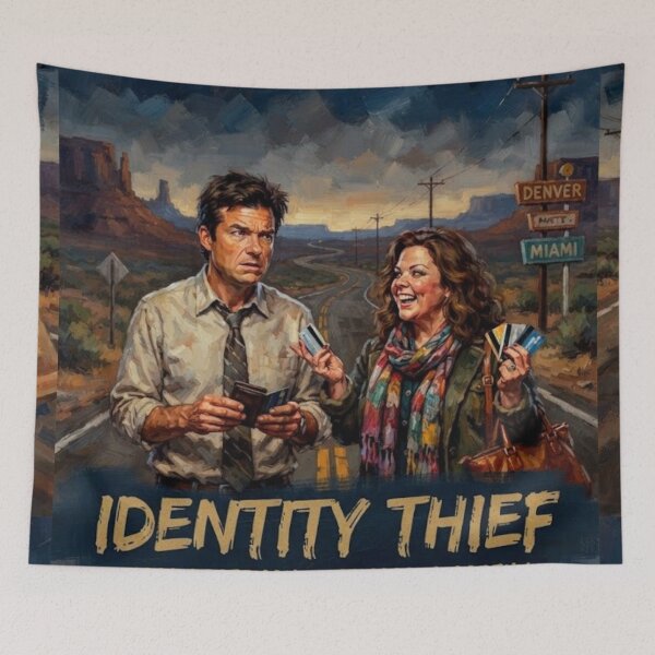 Item preview, Identity Thief Road Trip Comedy Fine Art Tribute designed and sold by Art's Diner.