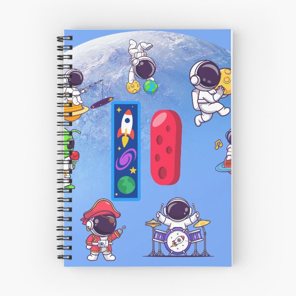 Item preview, Letter I Cute Space Astronaut Alien Monogram Pattern designed and sold by BoldcreationsM.