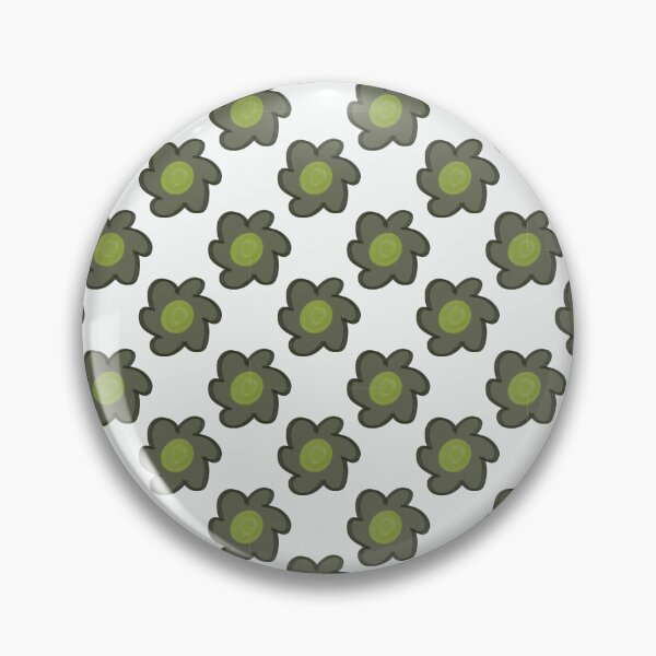 Item preview, Retro Olive Green Daisy Floral Pattern designed and sold by CaramelCo.