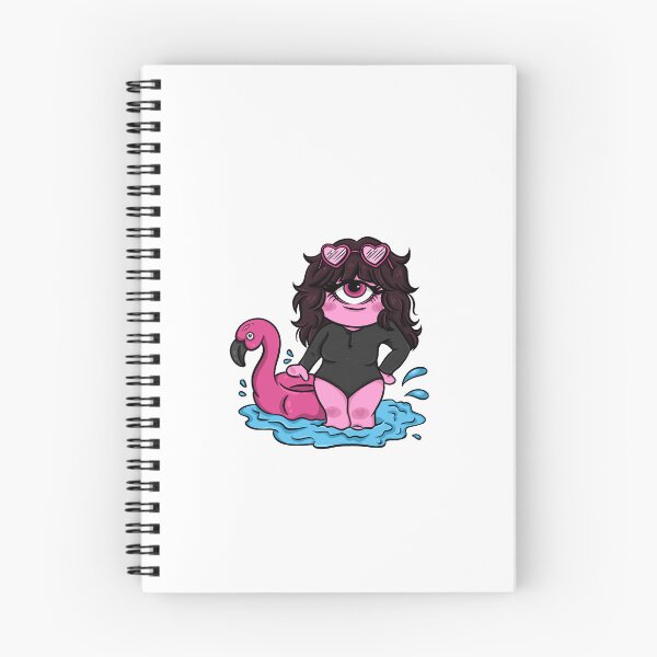 Item preview, Pink Goth Cyclops Girl Sticker Pack designed and sold by nekoOnie.