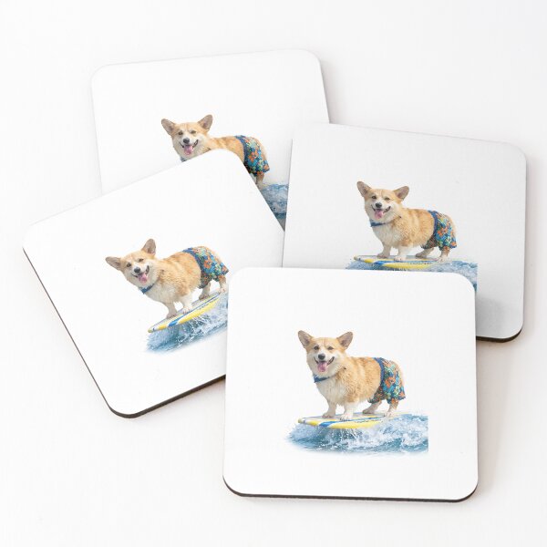 Artikelvorschau, Corgi beim Surfen – Strandwelpe, Sommerwelle, Geschenk für Corgi-Liebhaber entworfen und verkauft von PictoVibe.