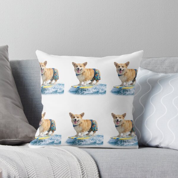 Item preview, Corgi Surfing - Beach Pup Summer Wave Corgi Life Lover Gift designed and sold by PictoVibe.