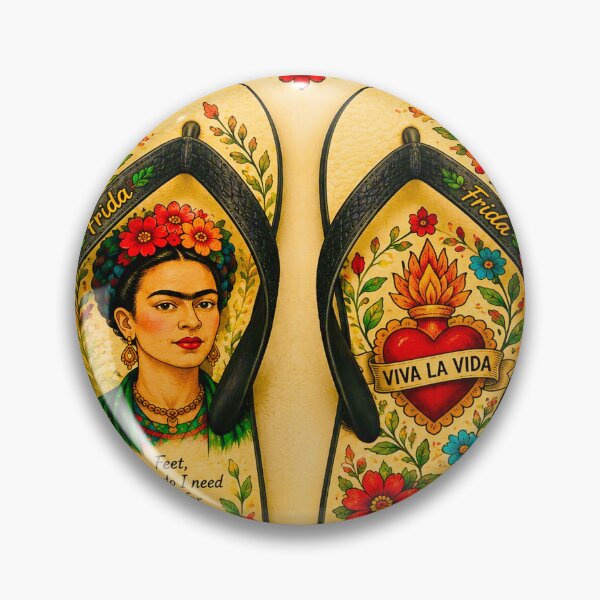 Item preview, Frida Flip-Flops designed and sold by reggiemercedes.