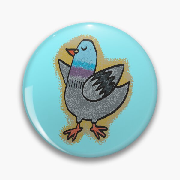 Item preview, Happy pigeon designed and sold by SombreroDoodles.