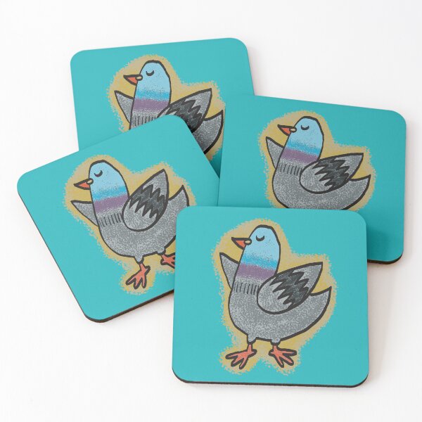 Item preview, Happy pigeon designed and sold by SombreroDoodles.