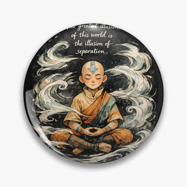 Item preview, Airbender Meditation Spiritual Quote Illustration Avatar Fan Art designed and sold by Aymanejed.