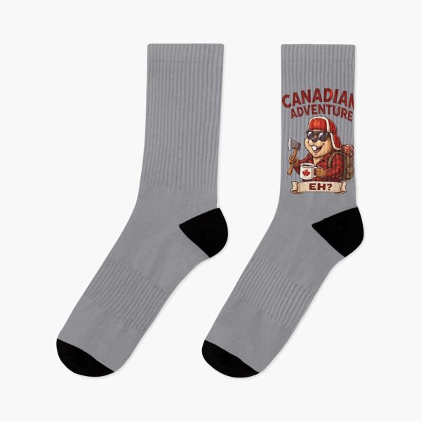 Item preview, Canadian Adventure-Funny Beaver Explorer designed and sold by Northern Glow Art.