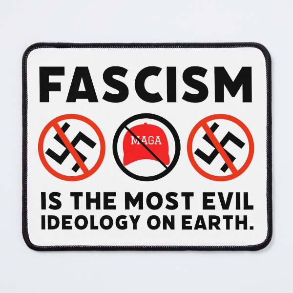 Item preview, Fascism is the most evil ideology on earth. designed and sold by Rachel the Artist .