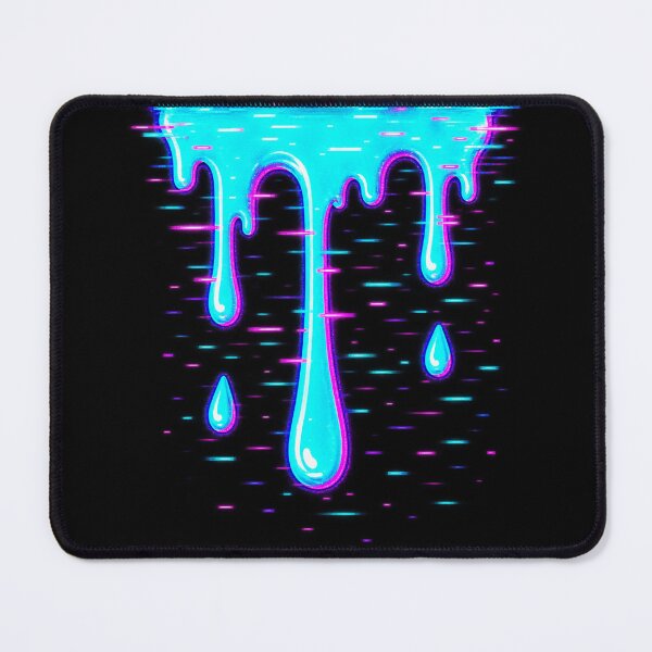 Item preview, Neon Overflow – Glitch Liquid Drip designed and sold by JupiterGlitchEmpire.