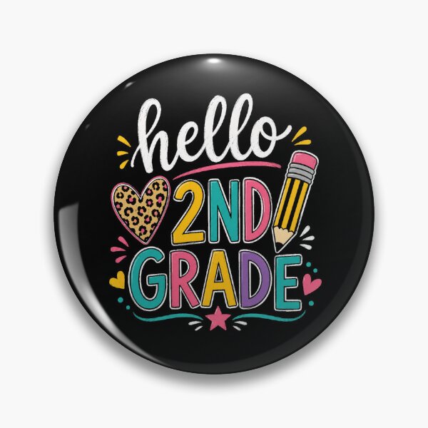 Item preview, Hello 2nd Grade Colorful Back To School Pencil  designed and sold by Moizento.