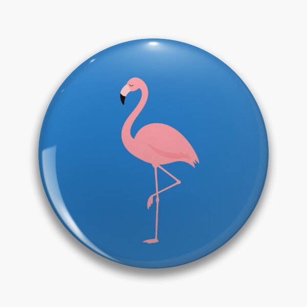 Item preview, Cute Minimalist Pink Flamingo Vector Art designed and sold by Inka Moon Design.