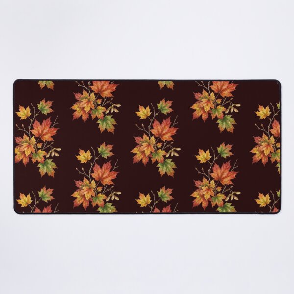 Item preview, Autumn Maple Leaves Branch Botanical Watercolor Illustration designed and sold by LinaValearte.