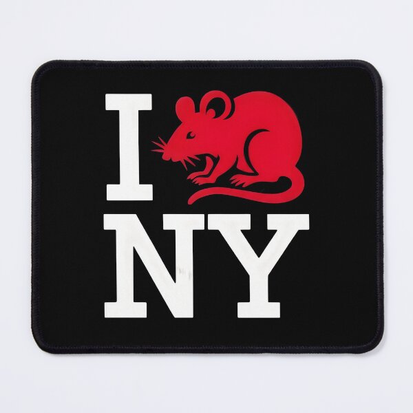 Item preview, I Rat NY New York City Funny NYC Street Life Urban Humor designed and sold by ByPawel.