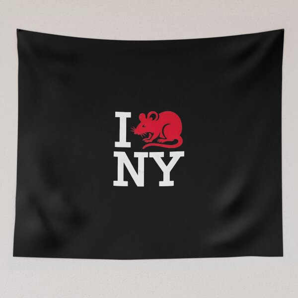 Item preview, I Rat NY New York City Funny NYC Street Life Urban Humor designed and sold by ByPawel.