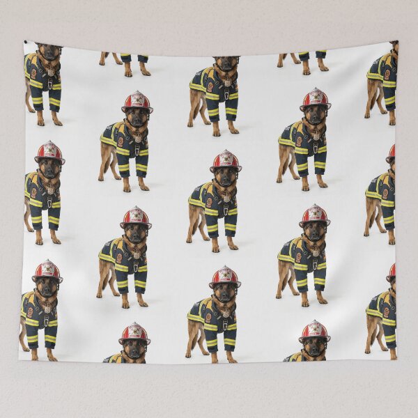 Item preview, German Shepherd Firefighter - Hero Rescue Dog Working Lover Gift designed and sold by PictoVibe.