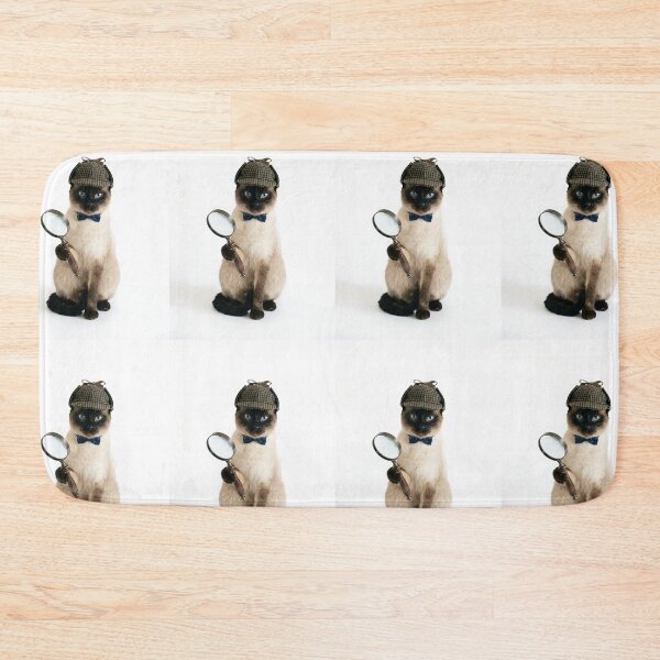 Item preview, Siamese Cat Detective - Mystery Sherlock Kitty Lover Gift designed and sold by PictoVibe.