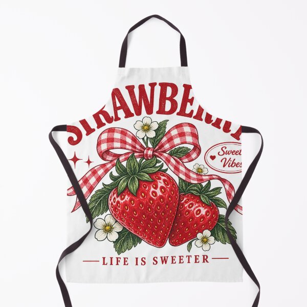 Item preview, retro strawberry design designed and sold by bumpkinsss.
