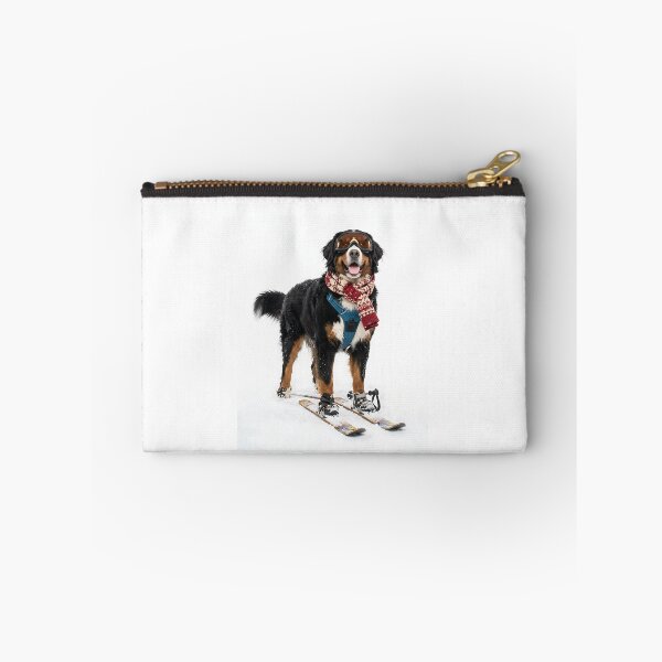 Item preview, Bernese Mountain Dog Skiing - Alpine Snow Pup Winter Lover Gift designed and sold by PictoVibe.