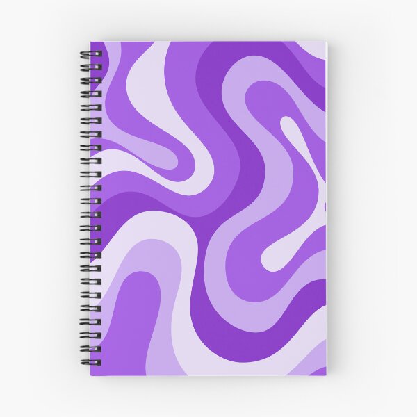 Item preview, Liquid Swirl Retro Abstract in purple tones, Cream, and White designed and sold by Differenceee.