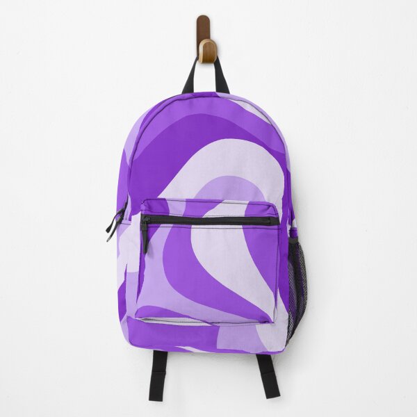 Item preview, Liquid Swirl Retro Abstract in purple tones, Cream, and White designed and sold by Differenceee.