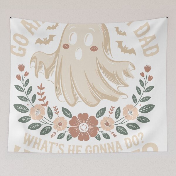Item preview, Copy of Tell My Dad Ghost Haunting Dark Humor designed and sold by beoldfashioned.