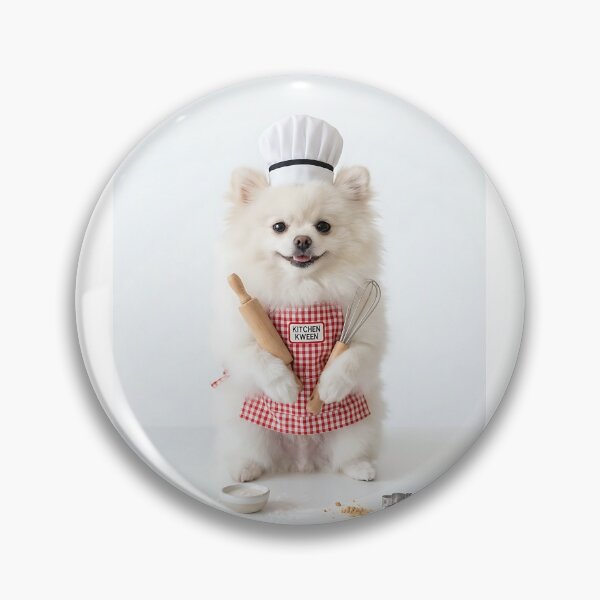 Item preview, Pomeranian Pastry Chef - Sweet Baking Fluffy Dog Lover Gift designed and sold by PictoVibe.