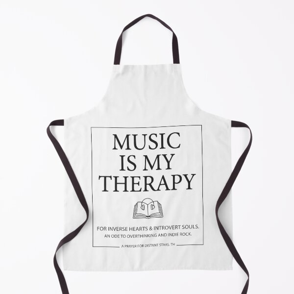 Item preview, Music Is My Therapy - Indie Rock & Introvert Aesthetic Quote designed and sold by MiaStyleStudio.