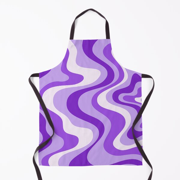 Item preview, Liquid Swirl Retro Abstract in purple tones, Cream, and White designed and sold by Differenceee.