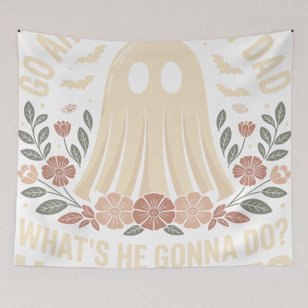 Item preview, Copy of Tell My Dad Ghost Haunting Dark Humor designed and sold by beoldfashioned.